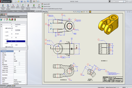 SolidWorks Inspection Estándar