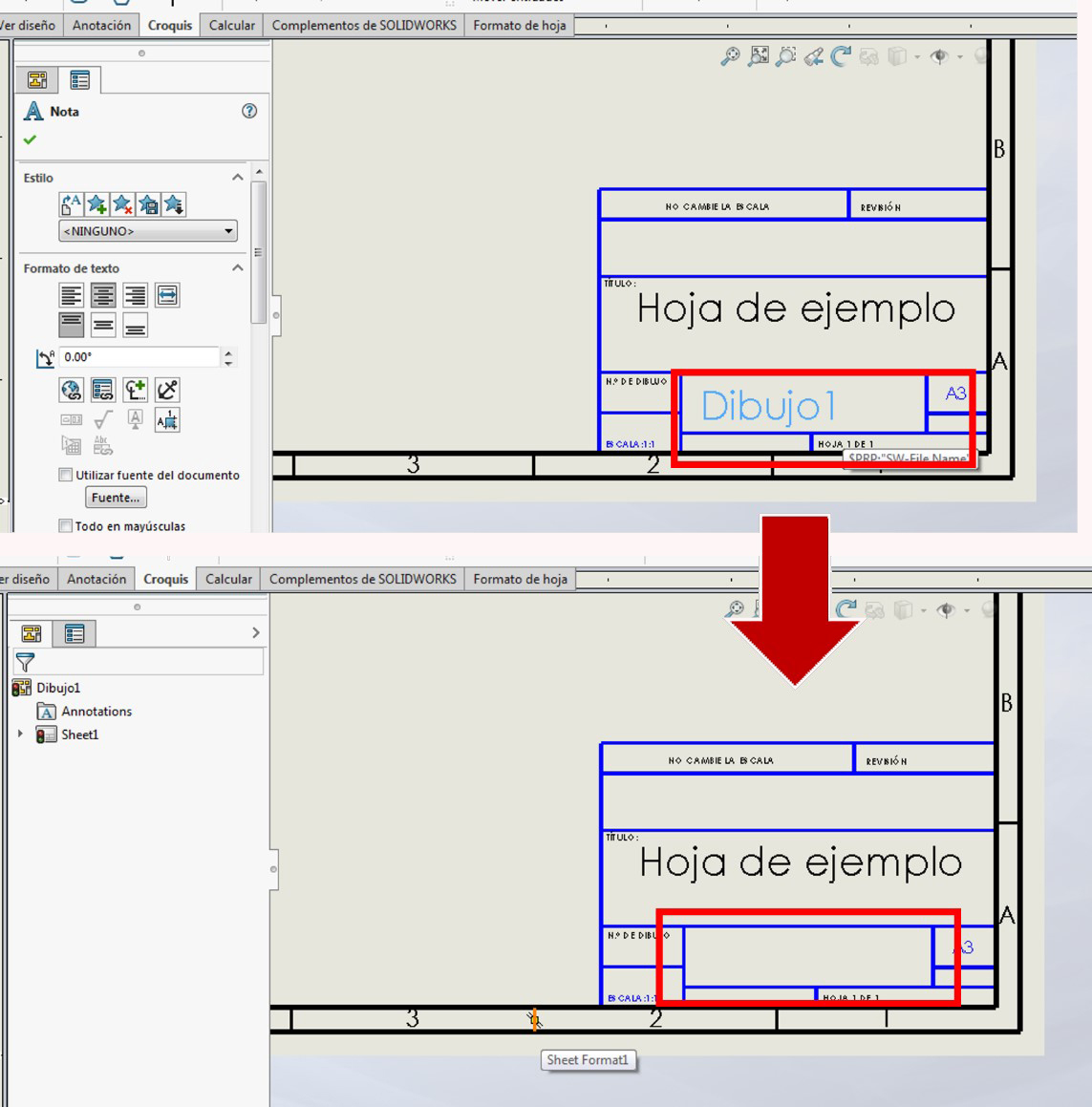 borrar plantillas solidworks