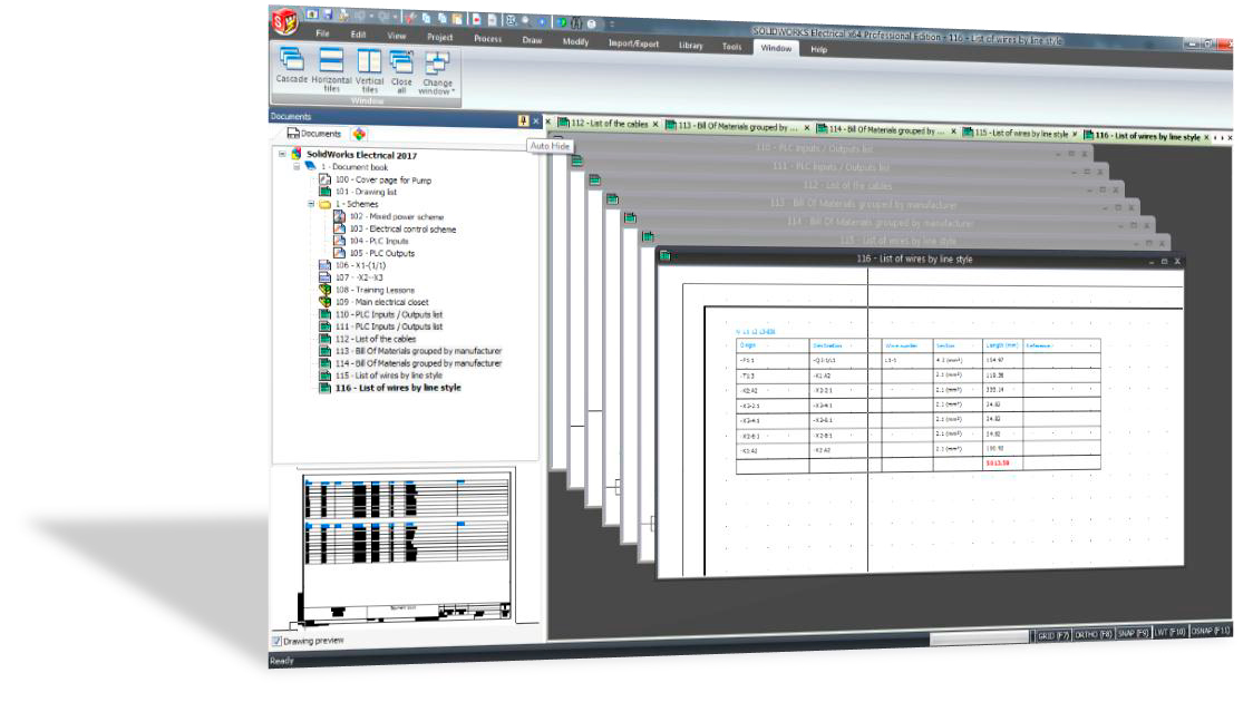 electrical, proceso de documentación.