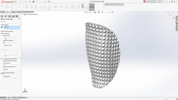 detalles solidworks 2019