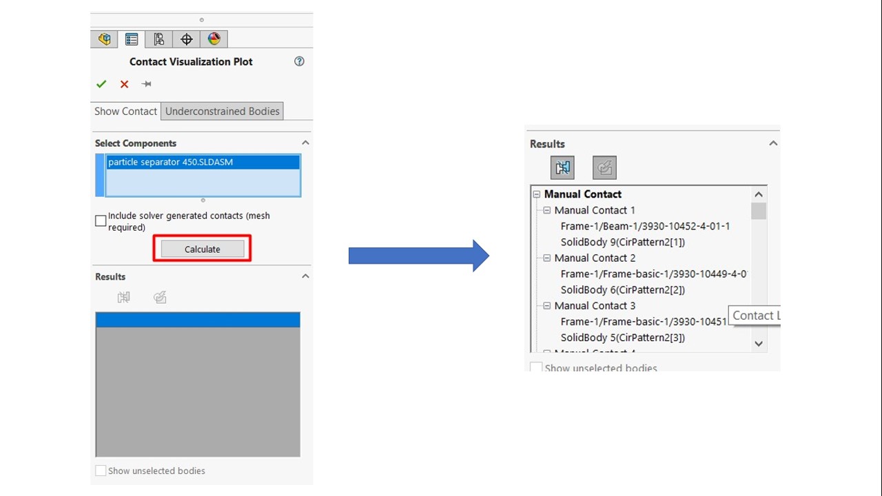 barra de herramientas para visualizacion de SolidWorks