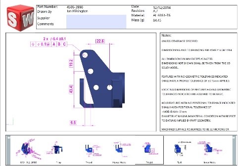 Propuesta de SolidWorks para evolucionar los dibujos MDB