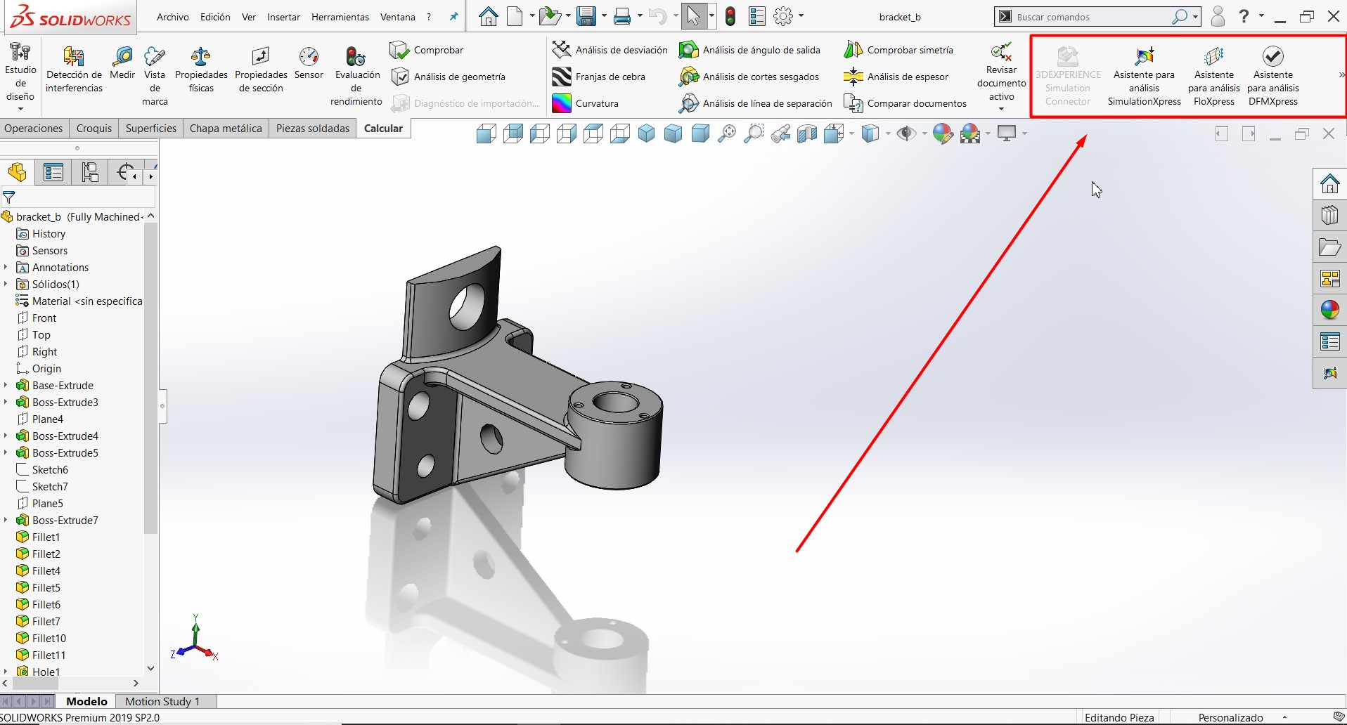 Ejemplo de SolidWorksXpress