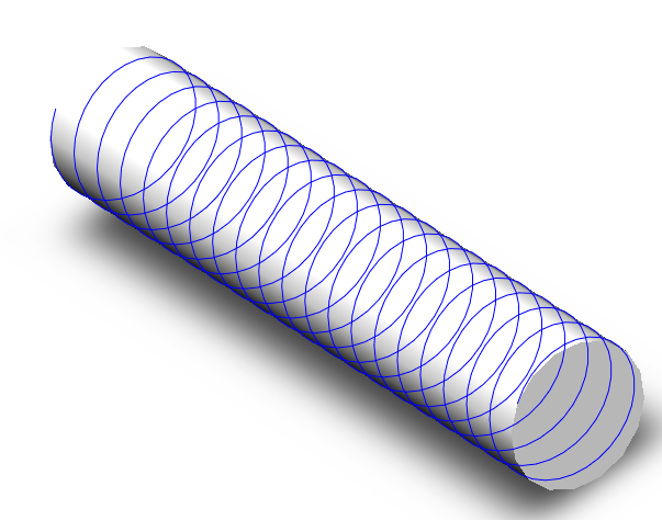 creación de croquis en mitad del cuerpo del tornillo