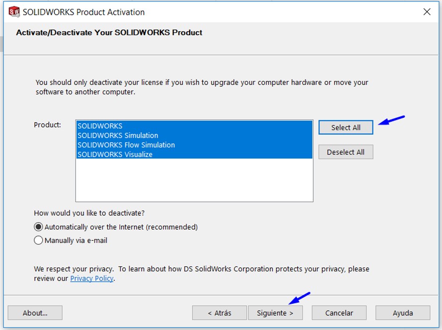 desactivar-licencias-de-solidworks
