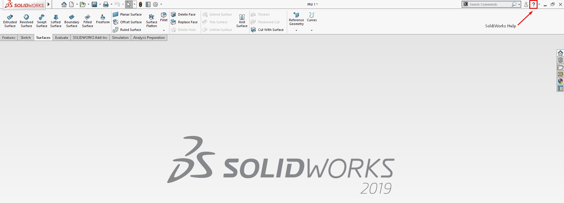 LOCALIZACION DEL ASISTENTE DE SOLIDWORKS