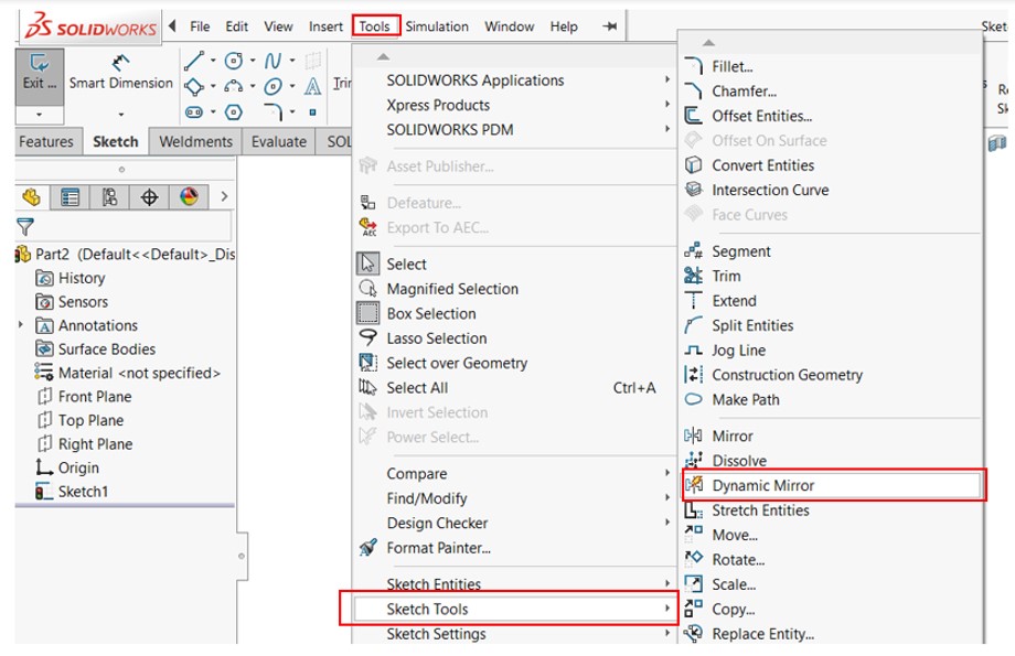 ACTIVACION-DE-SIMETRIA-AUTOMATICA-CON-SOLIDWORKS