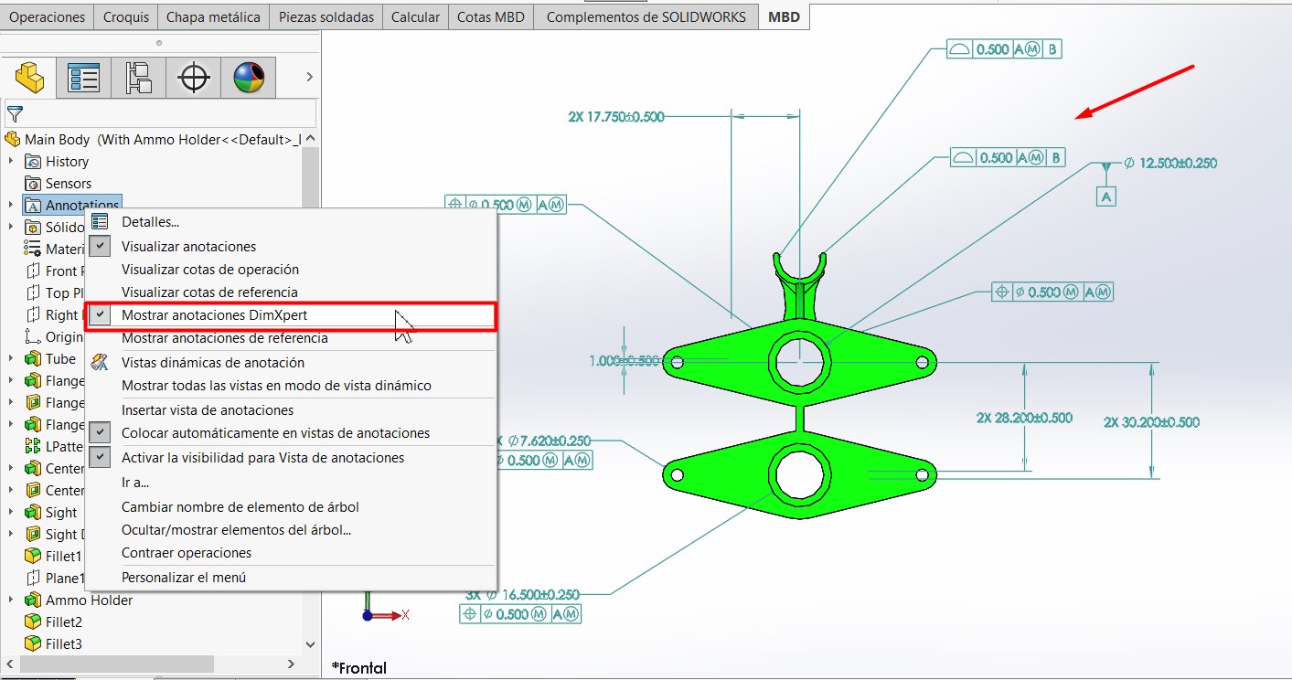 mostrar-anotaciones-de-dimxpert-con-solidworks