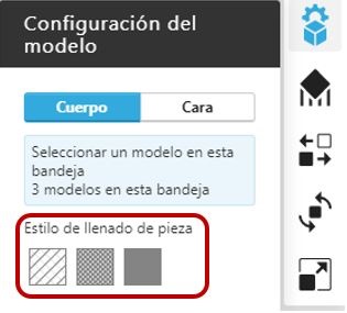 configuracion del modelo grabcad