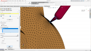 análisis de elementos finitos con SolidWorks Plastics