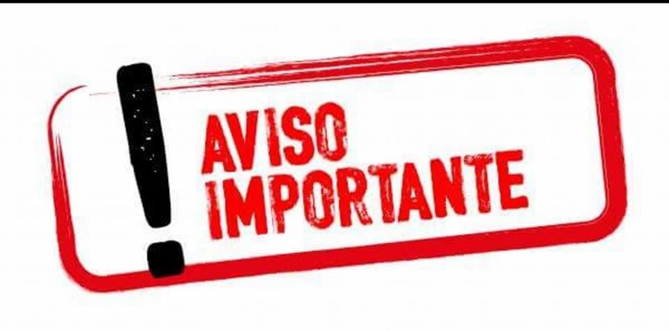 aviso importante