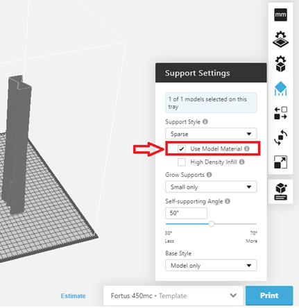 support settings grabcad