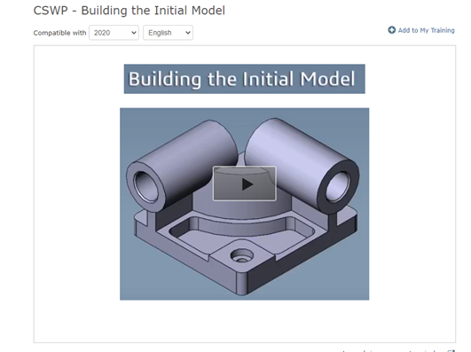 CSWP My SOLIDWORKS