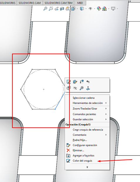 Cambio de color con SOLIDWORKS Educación