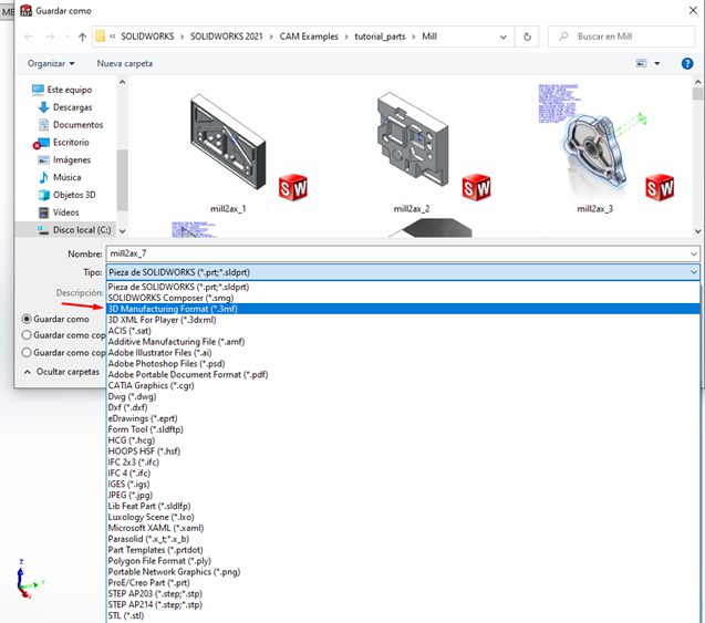 Mejoras de piezas con SOLIDWORKS 2021