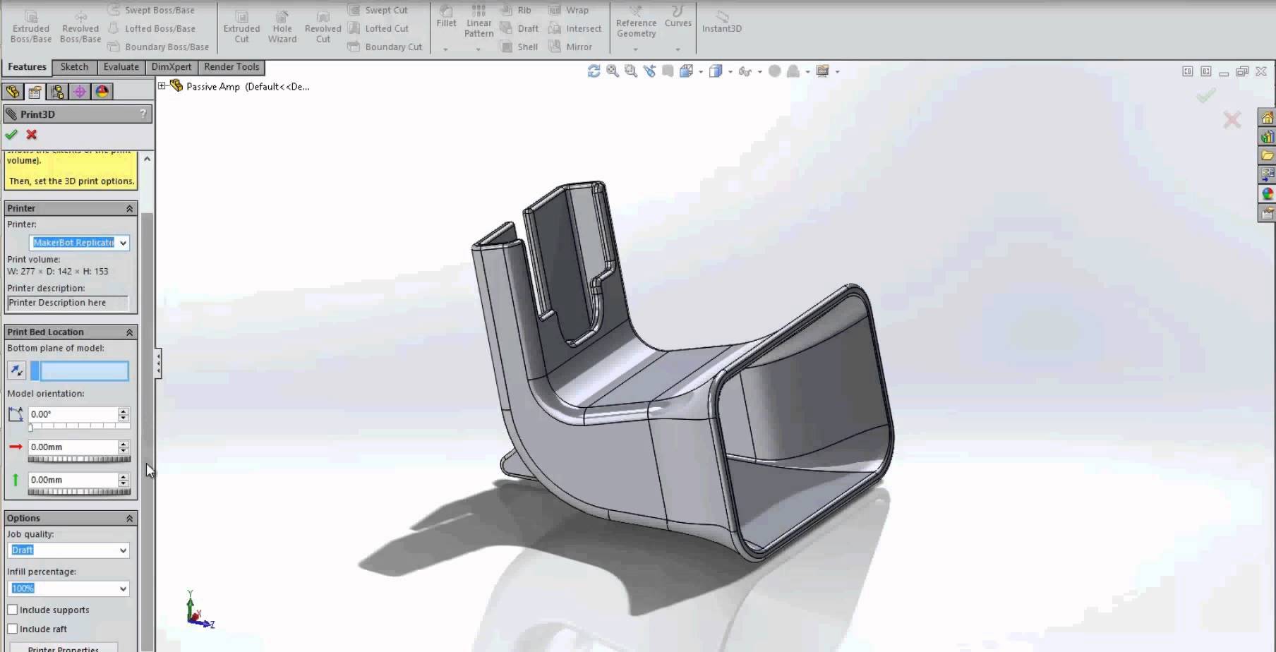 impresion 3d solidworks